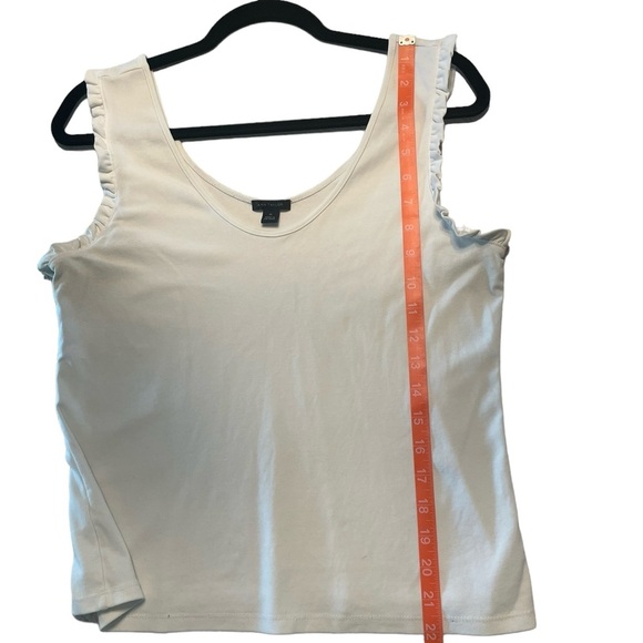 ANN TAYLOR Polished Tank – Sleeveless, Cotton Blend, Size M - Picture 5 of 7